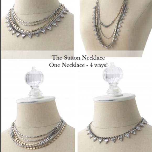 Stella & Dot Mixed Metal necklace - Picture 1 of 4